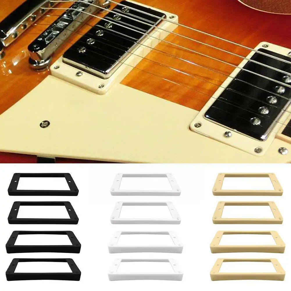2pcs Guitar Curved Plastic Humbucker Pickups Frames Holder Mounting Rings For Electric Guitar Parts Accessories Black White F6J7
2pcs Guitar Curved Plastic Humbucker Pickups Frames Holder Mounting Rings For Electric Guitar Parts Accessories Black White F6J7