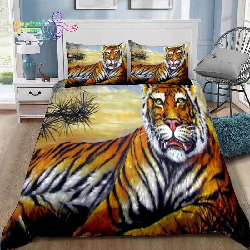 Retro Forest Tiger Bedding Set Single Twin Full Queen King Size Bed Set Adult Kid Bedroom 3D Print Animal Bedding Gift
Retro Forest Tiger Bedding Set Single Twin Full Queen King Size Bed Set Adult Kid Bedroom 3D Print Animal Bedding Gift