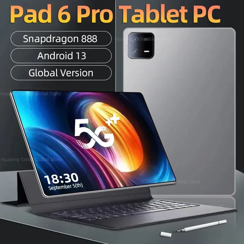 Original Global Version Pad 6 Pro Tablet PC Snapdragon 888 Octa Core 16GB 512GB Android 13 11 Inch HD Screen 5G Wifi Tablet
Original Global Version Pad 6 Pro Tablet PC Snapdragon 888 Octa Core 16GB 512GB Android 13 11 Inch HD Screen 5G Wifi Tablet