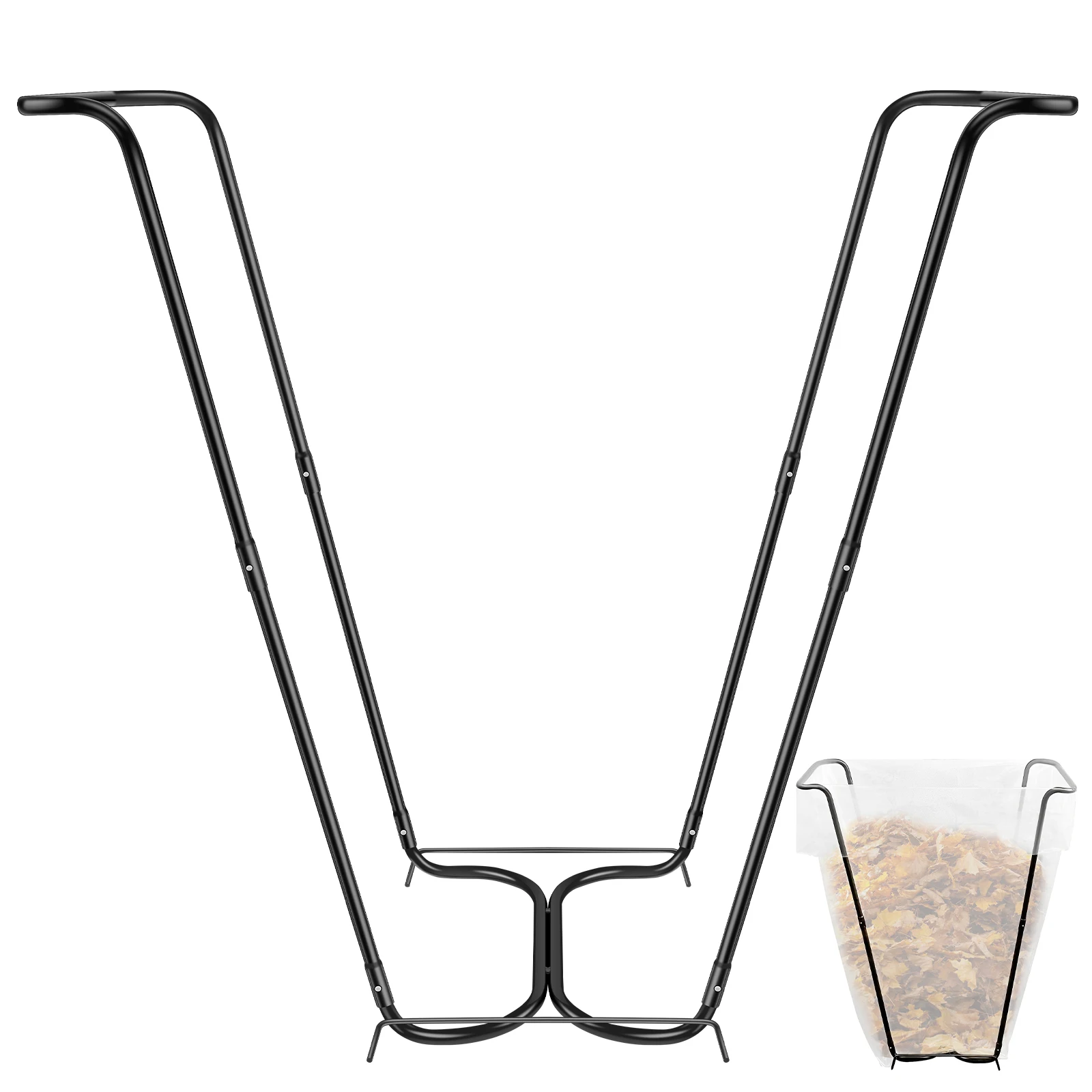 Garden Trash Bag Holder Heavy Duty Metal Outdoor Leaf Bag Holder Stand Multi-Use Garbage Bag Frame Portable Yard Leaf Bag Stand
Garden Trash Bag Holder Heavy Duty Metal Outdoor Leaf Bag Holder Stand Multi-Use Garbage Bag Frame Portable Yard Leaf Bag Stand