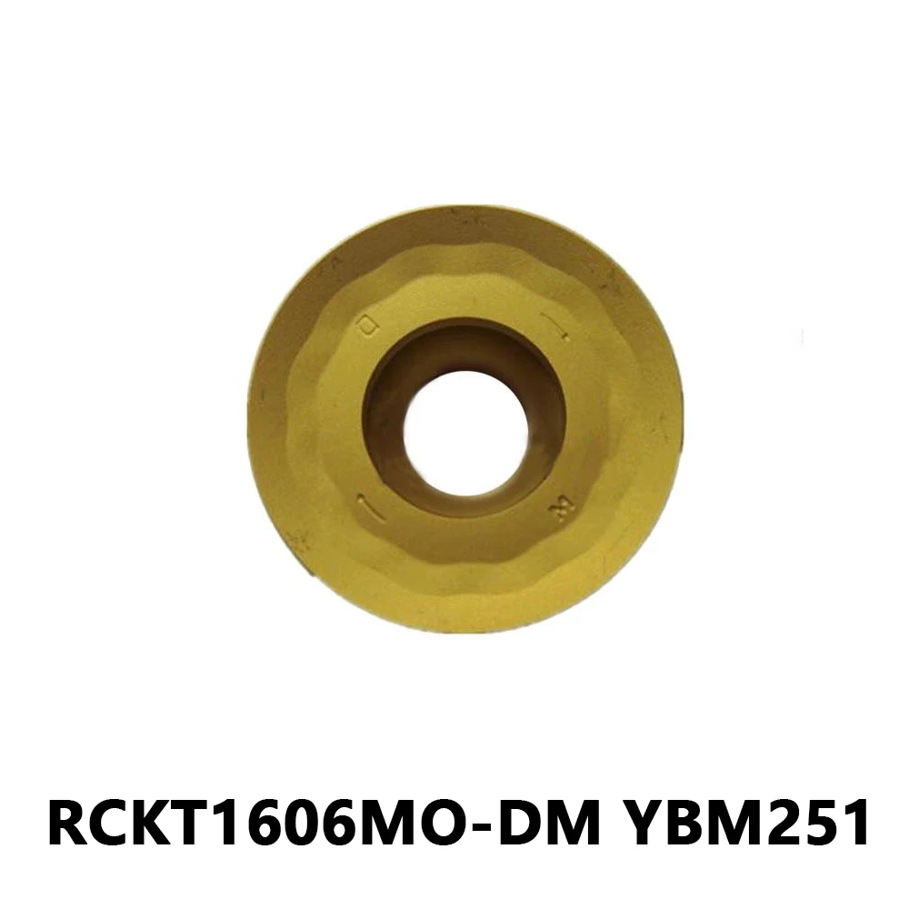 

RCKT1606 RCKT Original Inserts Face Mill RCKT1606MO-DM YBM251 Milling Cutter RCKT1606MO CNC Carbide Lathe Cutting Machine Tool