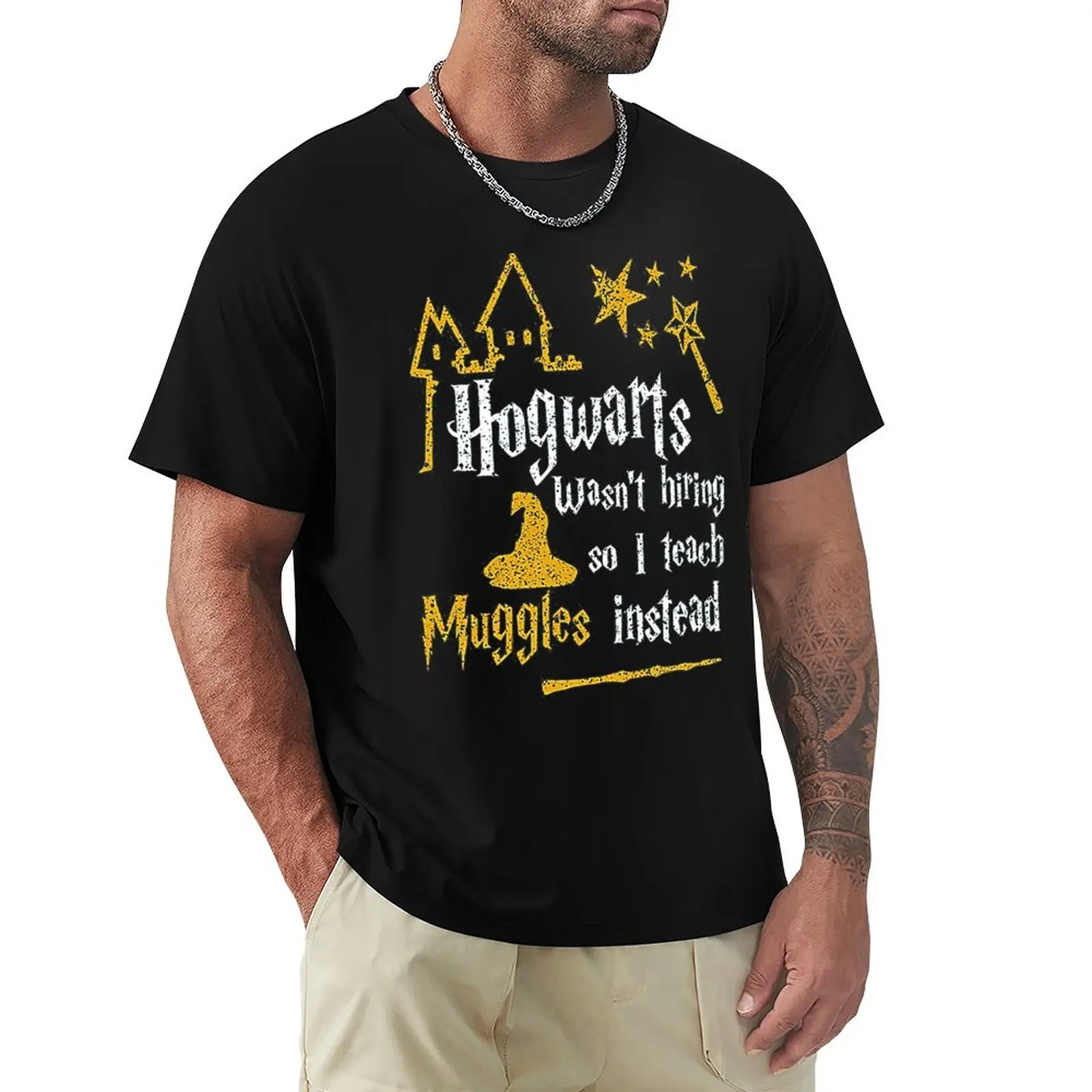 I Teach Muggles Instead Funny T-Shirt T-Shirt sweat shirt summer clothes plain t shirts men
I Teach Muggles Instead Funny T-Shirt T-Shirt sweat shirt summer clothes plain t shirts men