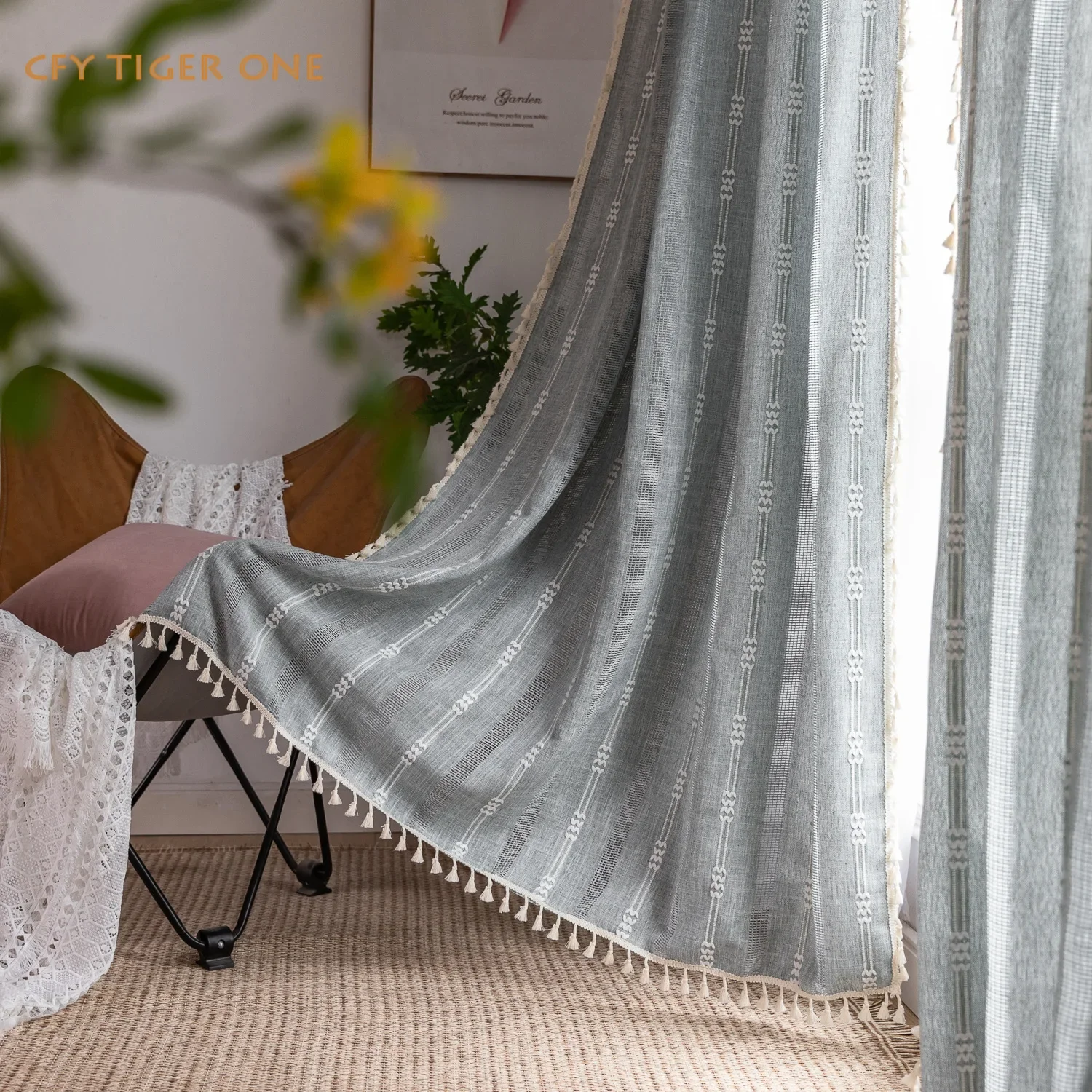 Cotton Linen Knitting and Embroidery Window Curtains for Living Room Short Vintage Farmhouse Deco Tassel Drapes Kitchen Valance
Cotton Linen Knitting and Embroidery Window Curtains for Living Room Short Vintage Farmhouse Deco Tassel Drapes Kitchen Valance