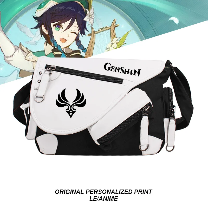 Anime Genshin Impact Canvas Handbag Casual Zipper Shoulder Bag Crossbody Schoolbags Messenger Bag
Anime Genshin Impact Canvas Handbag Casual Zipper Shoulder Bag Crossbody Schoolbags Messenger Bag