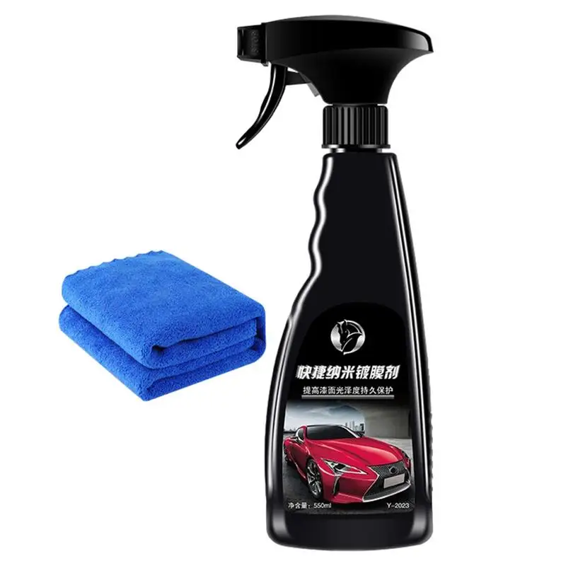 Nano Car Paint Protector 550ML Quick Coating Repair Spray Water Resistant Auto Cleaning Spray For Van Sedan SUV RV All Car
Nano Car Paint Protector 550ML Quick Coating Repair Spray Water Resistant Auto Cleaning Spray For Van Sedan SUV RV All Car