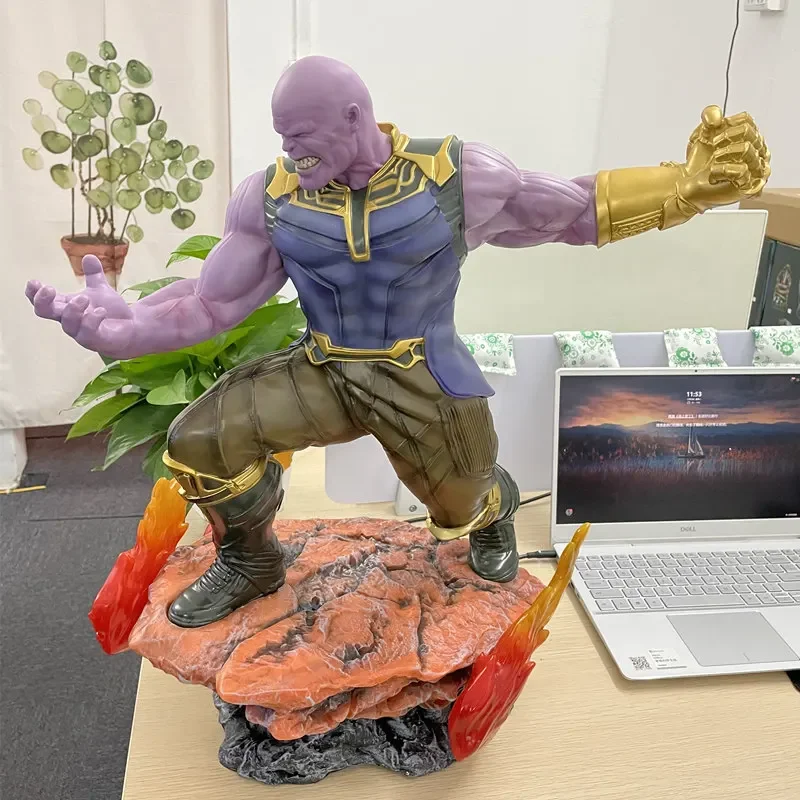 

Large Size 1/4 60cm Superhero Green giant Hulk Thanos figure Resin Statue Collection model Home Decoration gift high quality