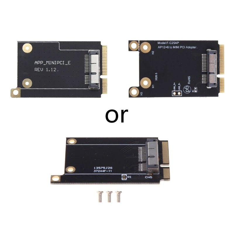 BCM94331CD BCM94360CD to Mini PCI-E Adapter Card WiFi Converter Cards Replacement Laptop Accessories Easy installation
BCM94331CD BCM94360CD to Mini PCI-E Adapter Card WiFi Converter Cards Replacement Laptop Accessories Easy installation