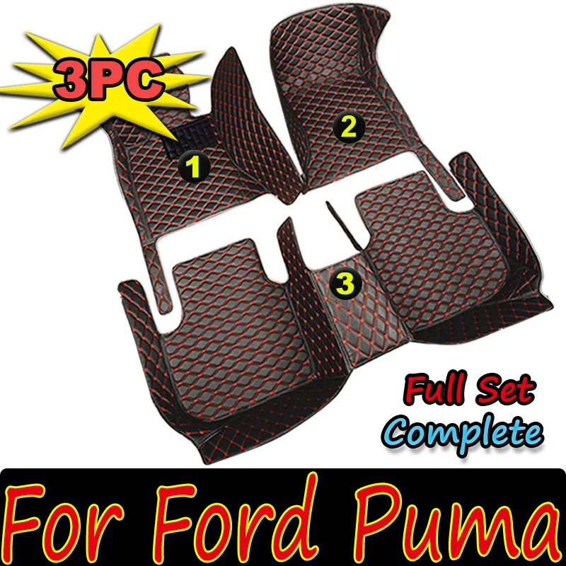 

Car Mats Floor For Ford Puma ST-Line V Crossover 2020 2021 2022 Waterproof Set Car Floor Mats Alfombrillas Coche Car Accessories