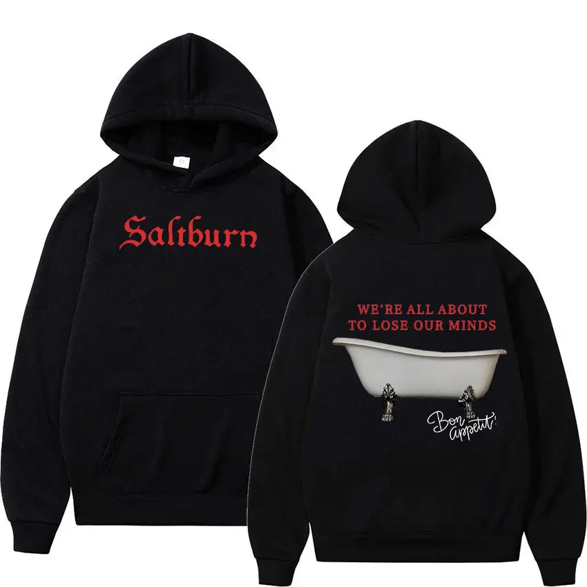 

Hot 2023 Movie Saltburn Print Hoodie Men Casual Long Sleeve Fashion Clothing Sweatshirts Unisex Fleece Pullover Oversized Hooded