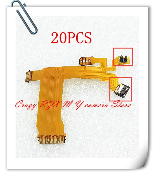 

20pc Lens Aperture Flex Cable For Olympus M ZUIKO DIGITAL ED 14-42 mm 14-42mm f/3.5-5.6 EZ 37mm Caliber Repair Parts With Socket