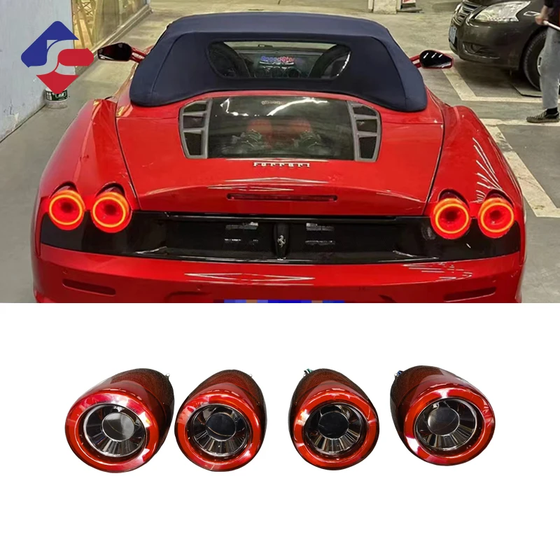 F8 обновлённая задняя фара для Ferrari 430 F430 светодиодный задние фонари задняя фара
F8 обновлённая задняя фара для Ferrari 430 F430 светодиодный задние фонари задняя фара