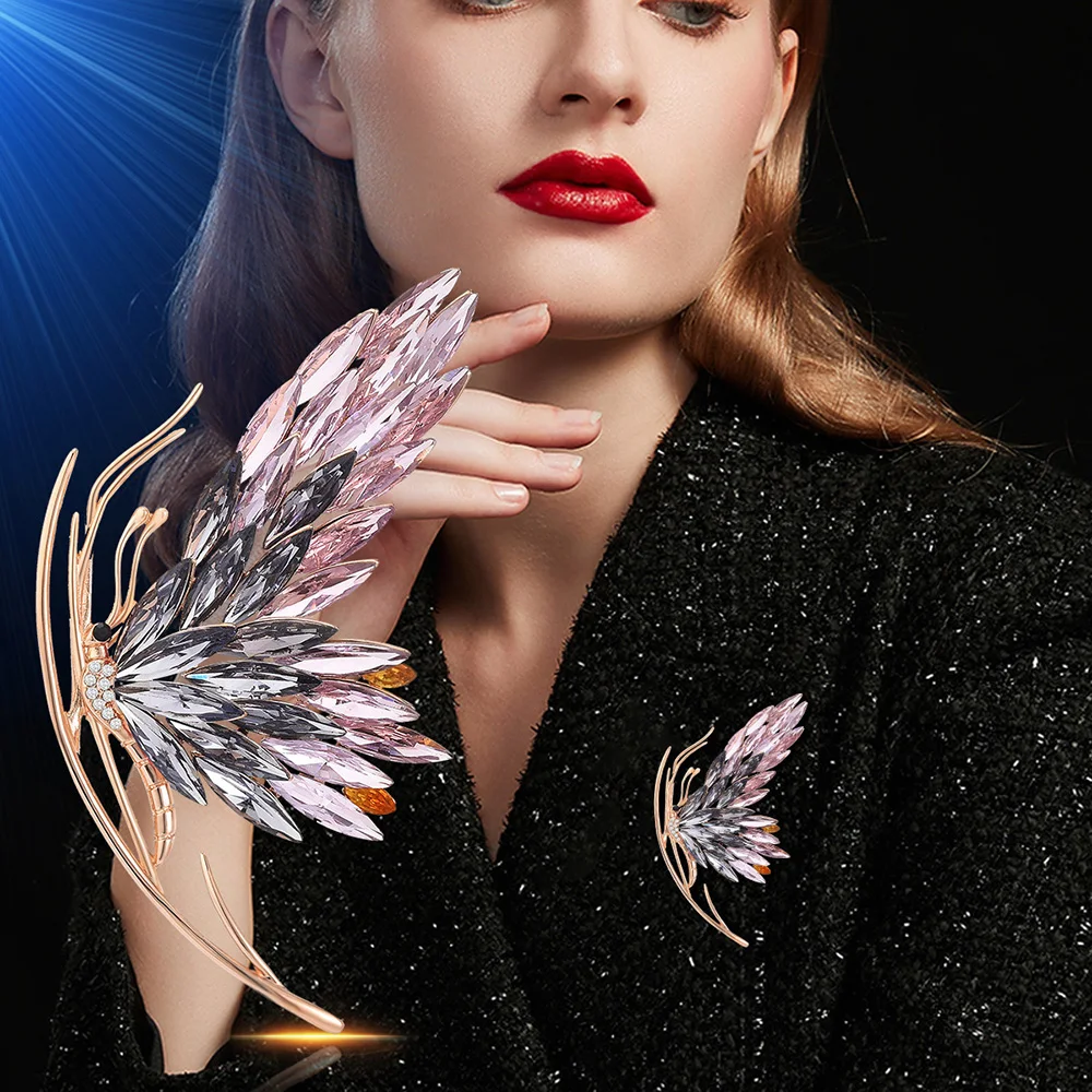 Vintage Jewelry Rhinestone Butterfly Brooches for Women Multi Color Crystal Breast Pin Delicate Corsage Ladies Gifts Ornaments
Vintage Jewelry Rhinestone Butterfly Brooches for Women Multi Color Crystal Breast Pin Delicate Corsage Ladies Gifts Ornaments