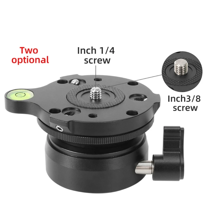 Aluminum Tripods Head Leveling Base Leveler Adjustable for DSLR Camera Mount Drop Shipping
Aluminum Tripods Head Leveling Base Leveler Adjustable for DSLR Camera Mount Drop Shipping