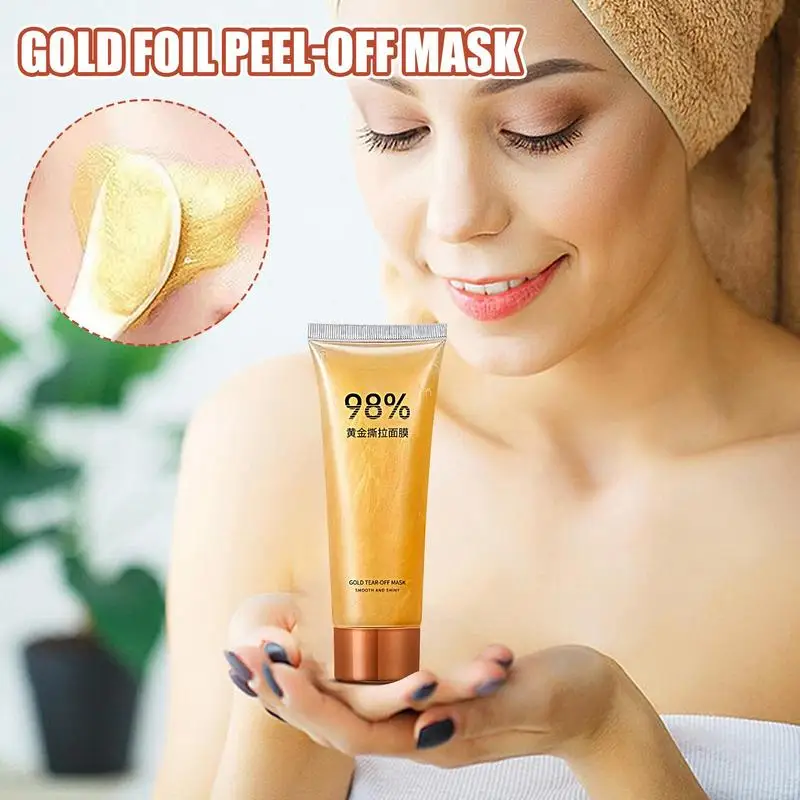 Gold Tear Off facial mask 98% Gold Foil Peel Off mask Firming lifting and rejuvenating the skin Deep cleaning of pores
Gold Tear Off facial mask 98% Gold Foil Peel Off mask Firming lifting and rejuvenating the skin Deep cleaning of pores