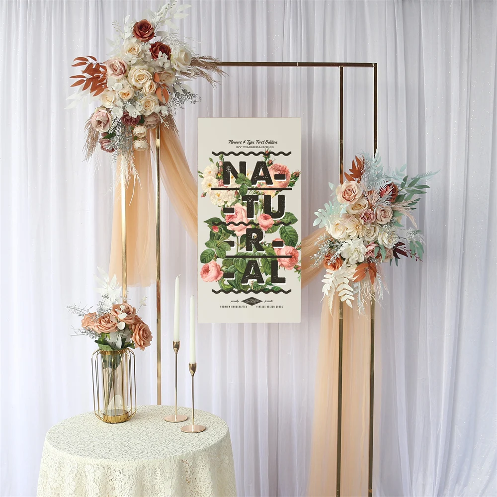 Square Luxury Plated Gold Welcome Frame, Wedding Welcome Area Sign Decoration, Flower Stand, Marriage Party Decor, 2m
Square Luxury Plated Gold Welcome Frame, Wedding Welcome Area Sign Decoration, Flower Stand, Marriage Party Decor, 2m