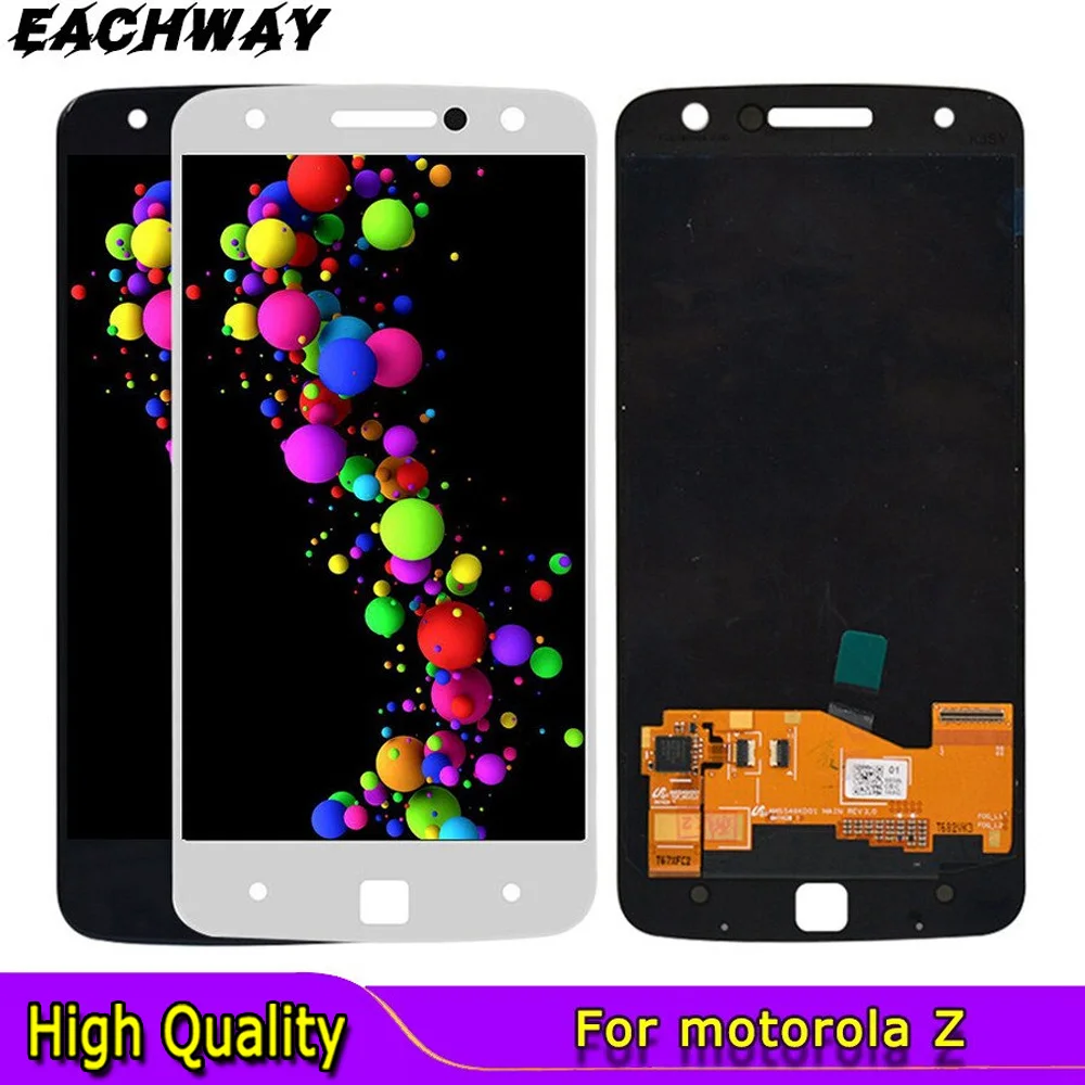 AMOLED LCD For Motorola Moto Z Droid XT1650 LCD Display Touch Screen Digitizer Assembly Replacement Parts For Moto z LCD +Tool
AMOLED LCD For Motorola Moto Z Droid XT1650 LCD Display Touch Screen Digitizer Assembly Replacement Parts For Moto z LCD +Tool
