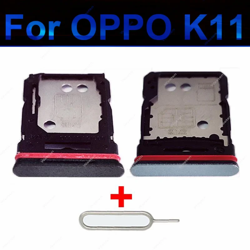 Лоток для SIM-карты для OPPO K11, адаптер для чтения SD-карт, запасные части для ремонта K11 PJC110, синий
Лоток для SIM-карты для OPPO K11, адаптер для чтения SD-карт, запасные части для ремонта K11 PJC110, синий