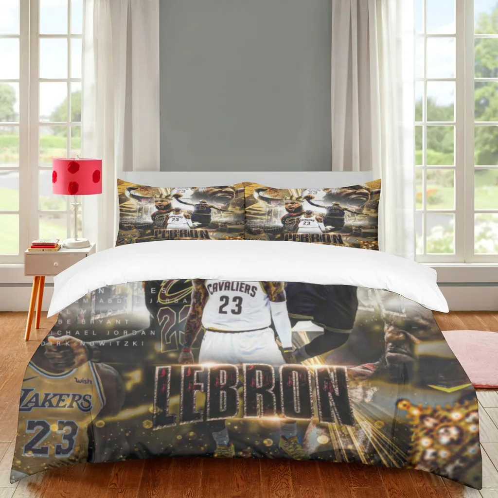 NBA Kobe Los Angeles Lakers Duvet Cover Basketball Never Stops Comforter Double Bedding Quilt Covers Bedding Set
NBA Kobe Los Angeles Lakers Duvet Cover Basketball Never Stops Comforter Double Bedding Quilt Covers Bedding Set