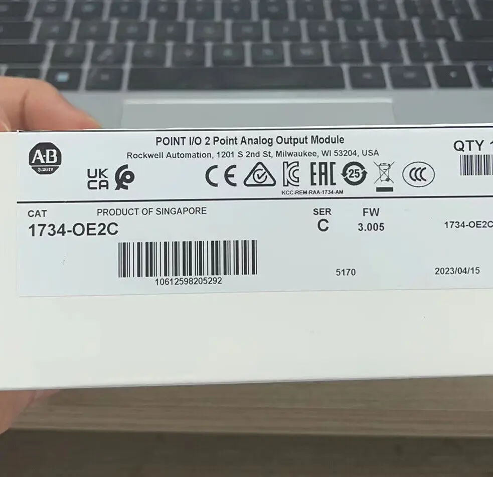 Surplus Allen Bradley 1734-OE2C POINT I/O 2CH Analog Output Module AB 1734 OE2C
Surplus Allen Bradley 1734-OE2C POINT I/O 2CH Analog Output Module AB 1734 OE2C
