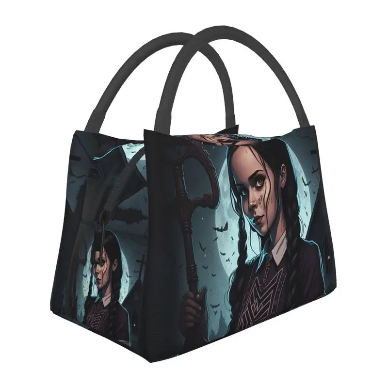 Wednesday Addams Horror Comedy TV Insulated Lunch Tote Bag for Women Resuable Cooler Thermal Bento Box Work Travel
Wednesday Addams Horror Comedy TV Insulated Lunch Tote Bag for Women Resuable Cooler Thermal Bento Box Work Travel