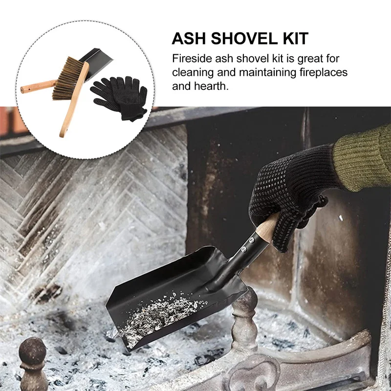 Fireplace Cleaning Kit,Fireplace Ash Shovel And Hearth Brush Set Metal Coal Shovel And Hearth Brush Set Fireplace Tools
Fireplace Cleaning Kit,Fireplace Ash Shovel And Hearth Brush Set Metal Coal Shovel And Hearth Brush Set Fireplace Tools