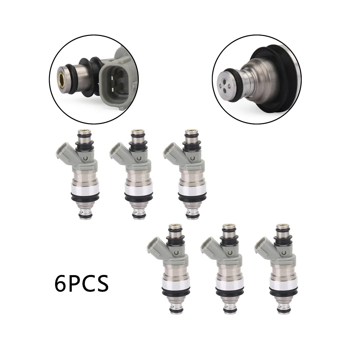 6Pcs Fuel Injectors Fit for Toyota T100 Tacoma 4Runner 1996-1998 3.4L 23250-62030 23209-62030
6Pcs Fuel Injectors Fit for Toyota T100 Tacoma 4Runner 1996-1998 3.4L 23250-62030 23209-62030