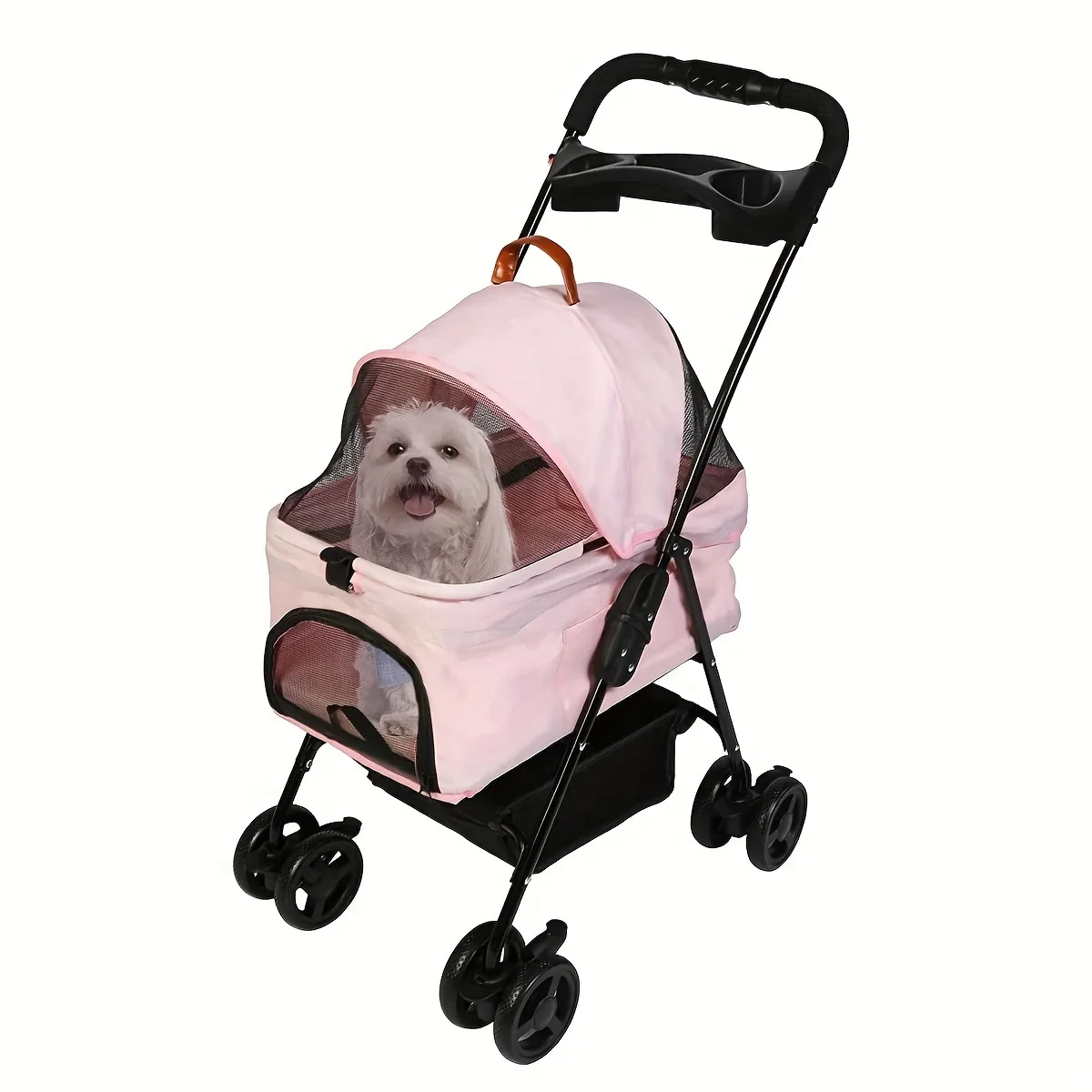 Foldable Pet Stroller with Detachable Carrier & Cup Holder for Small Dog/Cat, Pink Puppy supplies Door car protector dog Car pet
Foldable Pet Stroller with Detachable Carrier & Cup Holder for Small Dog/Cat, Pink Puppy supplies Door car protector dog Car pet