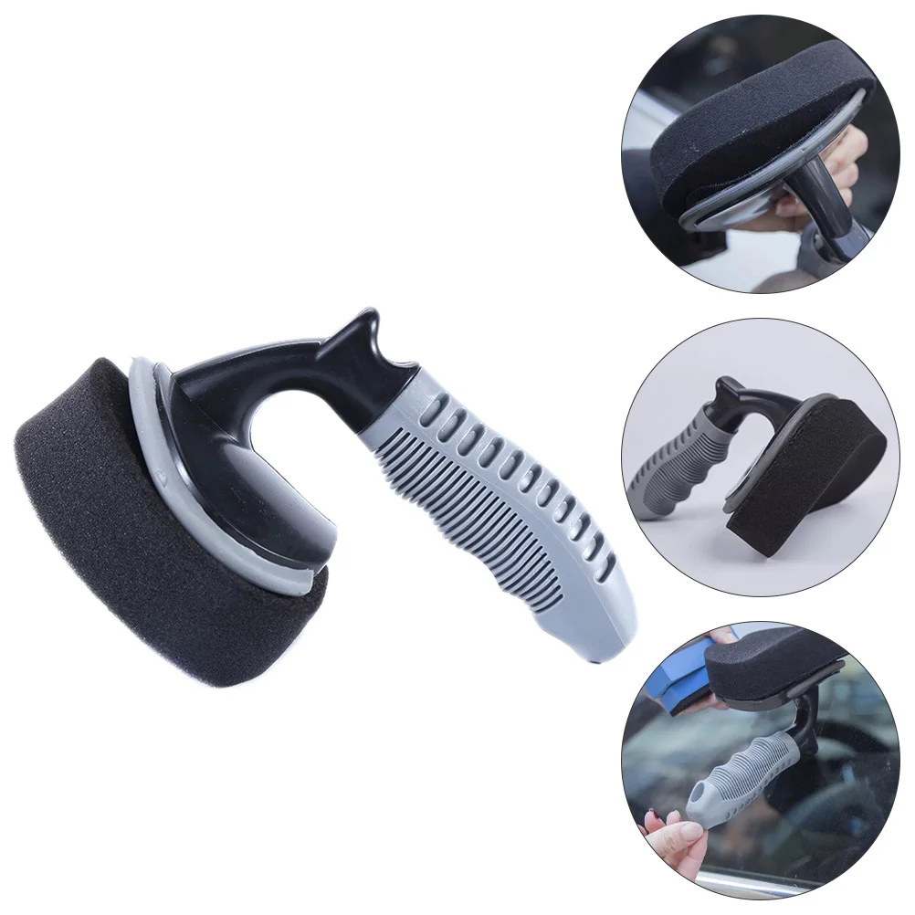 

Applicator Wax Brush on Tire Sponges Wheel Cleaning Plastic Waxing Tool for Car