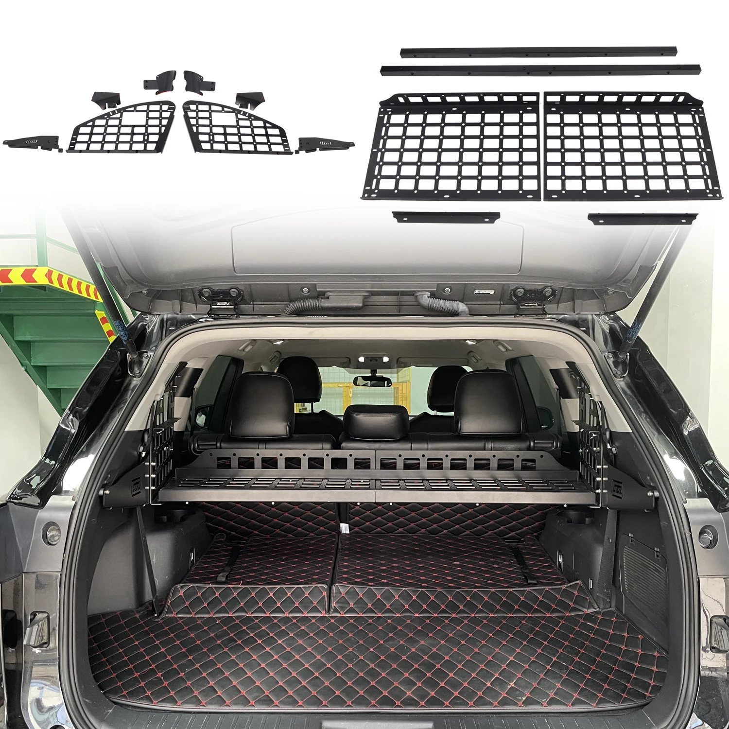 for Toyota Highlander 2020-2023 Interior Window Modular Storage Panel Pair and Center Shelf Tray Aluminum Alloy Iron
for Toyota Highlander 2020-2023 Interior Window Modular Storage Panel Pair and Center Shelf Tray Aluminum Alloy Iron