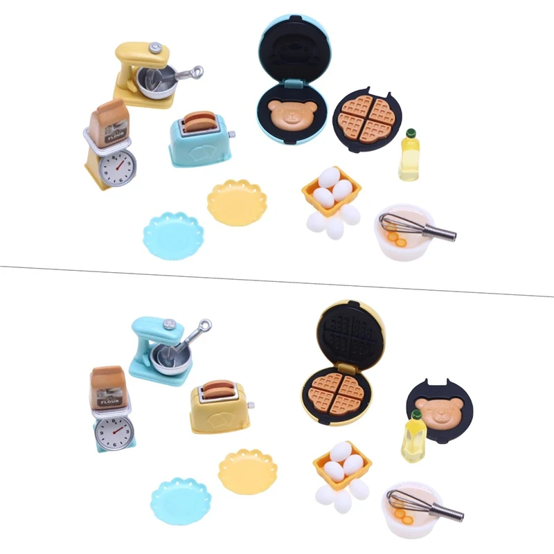 Doll House Mini Simulation Kitchen Cooking Props Miniature Food Play Scene Mini Whisk Waffle Oven Model
Doll House Mini Simulation Kitchen Cooking Props Miniature Food Play Scene Mini Whisk Waffle Oven Model