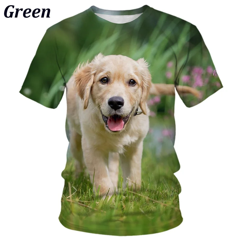 New Summer 3D Cute Animal Golden Retriever Printing T Shirt Children Fashion Harajuku Short Sleeves Funny Tee Shirts Clothes Top
New Summer 3D Cute Animal Golden Retriever Printing T Shirt Children Fashion Harajuku Short Sleeves Funny Tee Shirts Clothes Top