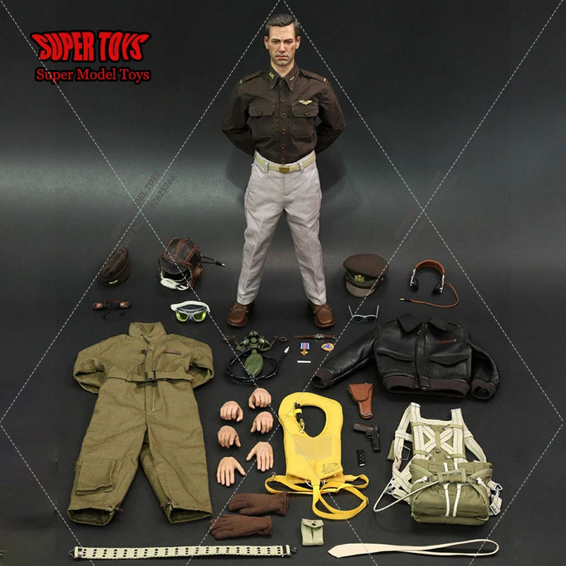 

DID A80167 1/6 Scale Collectible WWII US Army Air Forces Pilot Captain Rafe Action Figure 12'' Male Soldier Full Set Model Toys