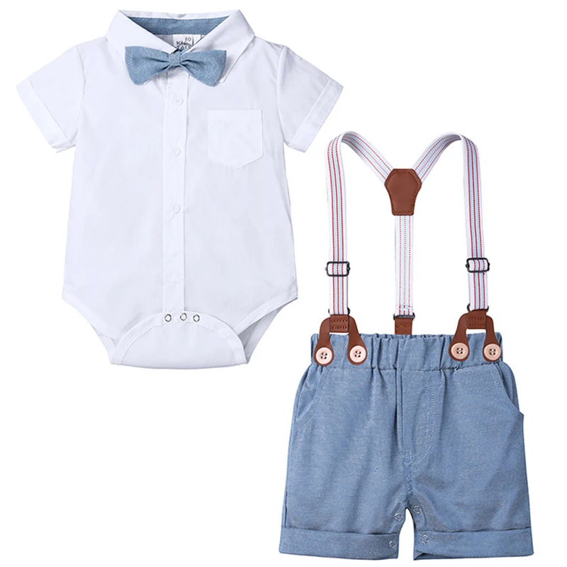2Piece Summer New Born Baby Clothes Set Fashion Casual Fashion Gentleman Newborn Bodysuit+Shorts Toddler Boy Clothing BC2375-1
2Piece Summer New Born Baby Clothes Set Fashion Casual Fashion Gentleman Newborn Bodysuit+Shorts Toddler Boy Clothing BC2375-1