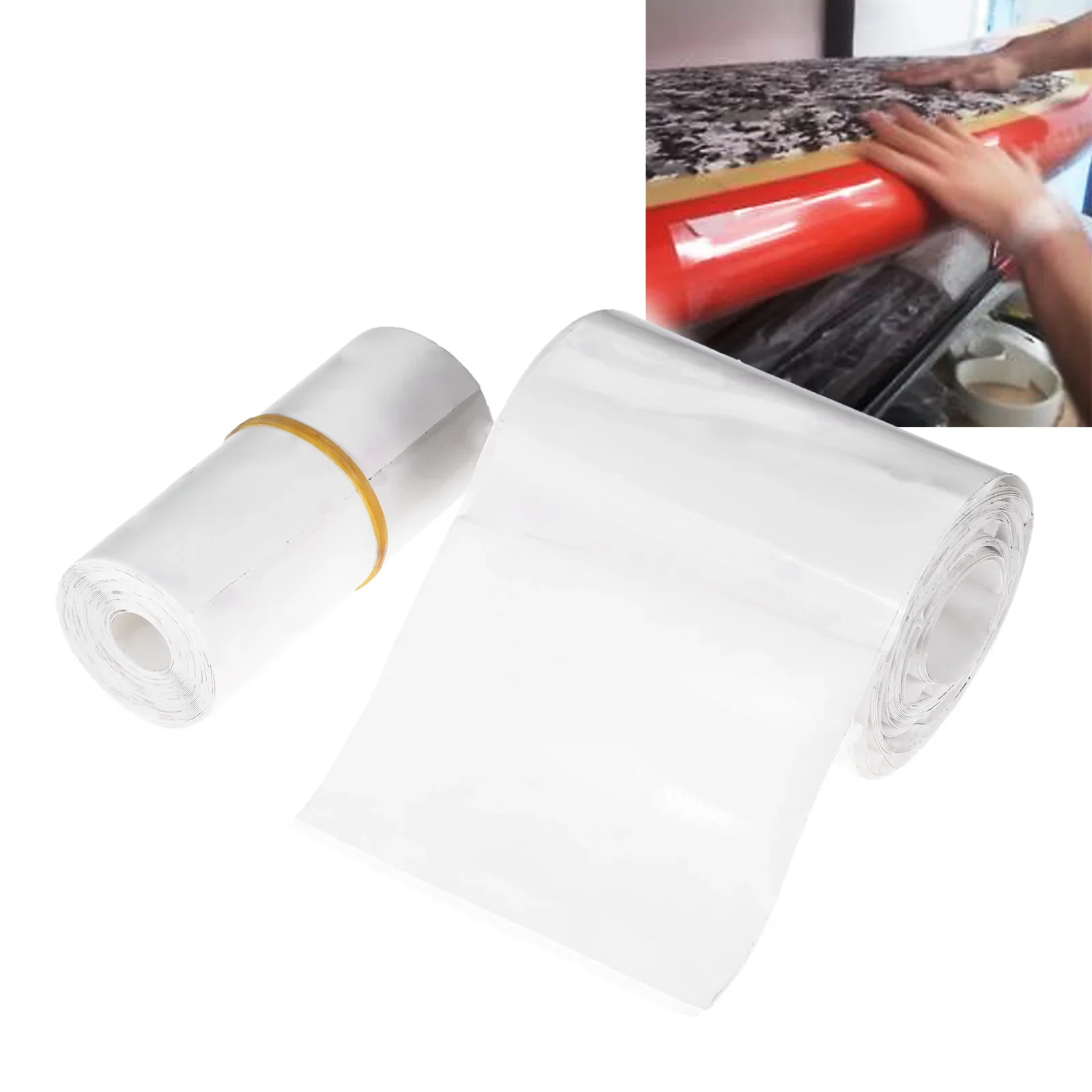 Clear Self-Adhesive 10x400cm 1Roll Board Rail Protection Tape for Surfboard Stand and Paddle Board - Durable Side Protective Tap
Clear Self-Adhesive 10x400cm 1Roll Board Rail Protection Tape for Surfboard Stand and Paddle Board - Durable Side Protective Tap