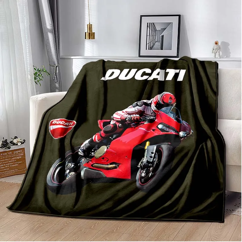 

Fashion Blanket,DUCATI Motorcycle Throw Blankets,Sofa Bed Car Living Room Bedroom Decke,frazad,children Gift