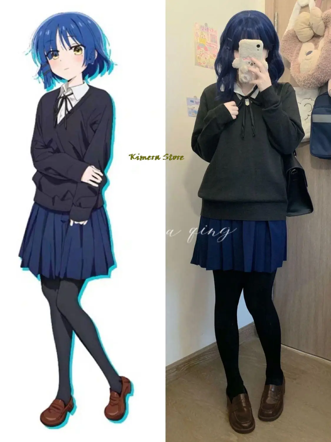 Yamada Ryo Cosplay Costume Anime Bocchi The Rock Cosplay Skirt Blue Wig Full Sets Yamada Ryo Cosplay Clothes for Women Girls
Yamada Ryo Cosplay Costume Anime Bocchi The Rock Cosplay Skirt Blue Wig Full Sets Yamada Ryo Cosplay Clothes for Women Girls