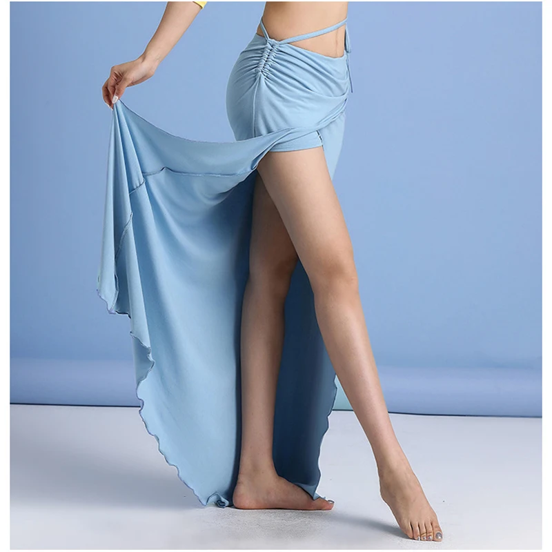 Belly Dance Costume High Waist DrawString Long Skirt Side Split Slim Dance Practice Wear Comfortable Modal Adult Solid Color
Belly Dance Costume High Waist DrawString Long Skirt Side Split Slim Dance Practice Wear Comfortable Modal Adult Solid Color