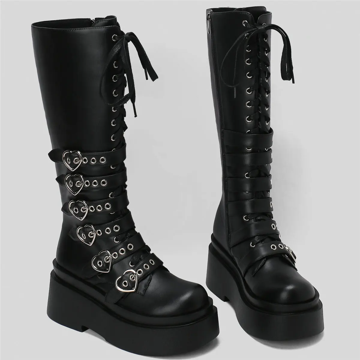 Thigh High Platform Pumps Shoes Women Lace Up Wedges High Heel Knee High Boots Female Round Toe Fashion Sneakers Casual Shoes
Thigh High Platform Pumps Shoes Women Lace Up Wedges High Heel Knee High Boots Female Round Toe Fashion Sneakers Casual Shoes
