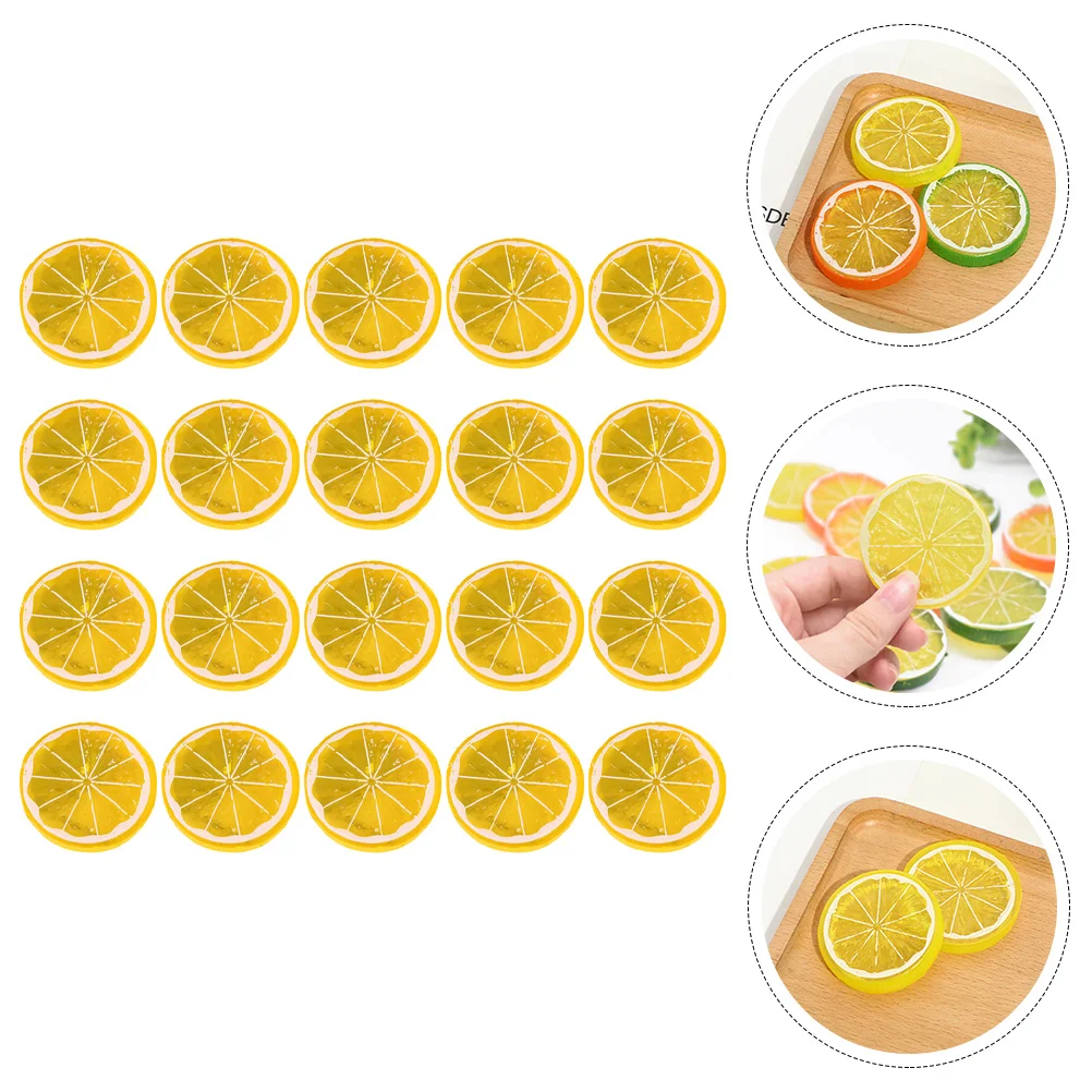 Dining Table Decoration Imitation Lemon Slice Plastic Ornaments Artificial Fruits Slices
Dining Table Decoration Imitation Lemon Slice Plastic Ornaments Artificial Fruits Slices