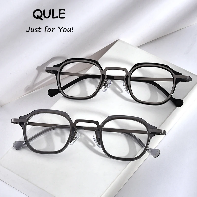 

Retro Square Acetate Personalized Glasses Frames Women Myopia Reading Eyeglass Optical Prescription Man Progressive Eyewear