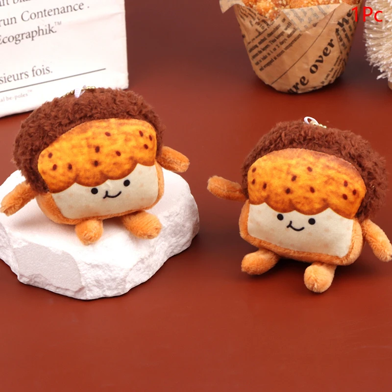 Cute Toast Bread Plush Toy Cartoon Pendant Soft Stuffed Doll Keychain Backpack Car Bag Key Ring Decor Kid Gift
Cute Toast Bread Plush Toy Cartoon Pendant Soft Stuffed Doll Keychain Backpack Car Bag Key Ring Decor Kid Gift