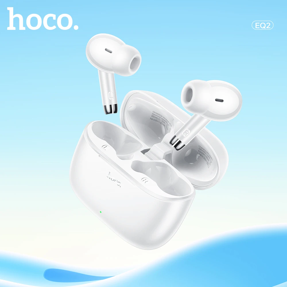 

HOCO EQ2 TWS Wireless Bluetooth 5.3 Earphone Touch Control Earbuds with Microphone 13mm Dynamic Coil Speaker HiFi Music Earbuds