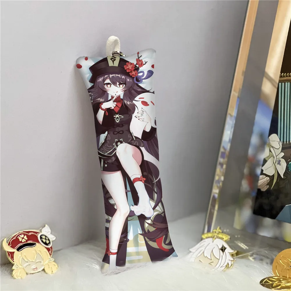 Color Cosplayer Genshin Impact Hu Tao Key Chain Mini Dakimakura Cute Kawaii Girl Pendant Small Body Pillow Bag Pendants
Color Cosplayer Genshin Impact Hu Tao Key Chain Mini Dakimakura Cute Kawaii Girl Pendant Small Body Pillow Bag Pendants