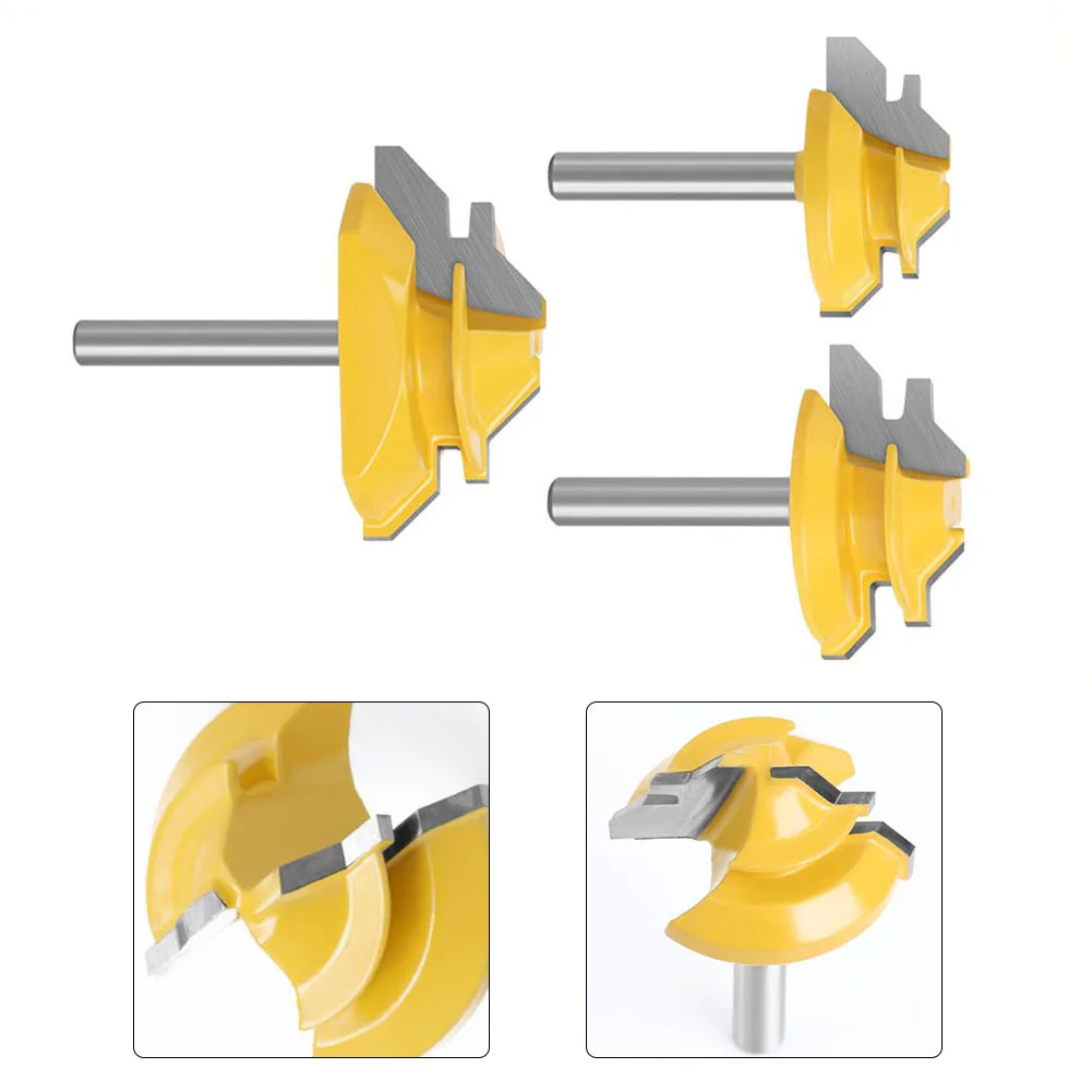 1/4 Shank 45 Degree Lock Miter Router Bit Tenon Milling Cutter Woodworking Tool For Power Tools Accessories
1/4 Shank 45 Degree Lock Miter Router Bit Tenon Milling Cutter Woodworking Tool For Power Tools Accessories