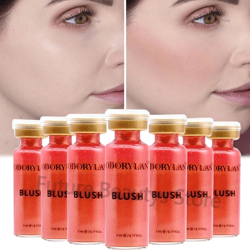 

Korea 5ml Semi Permanent Blush BB Cream Glow Ampoule Serum Set Face Whitening Brightening Makeup Natural Blush Nude Concealer