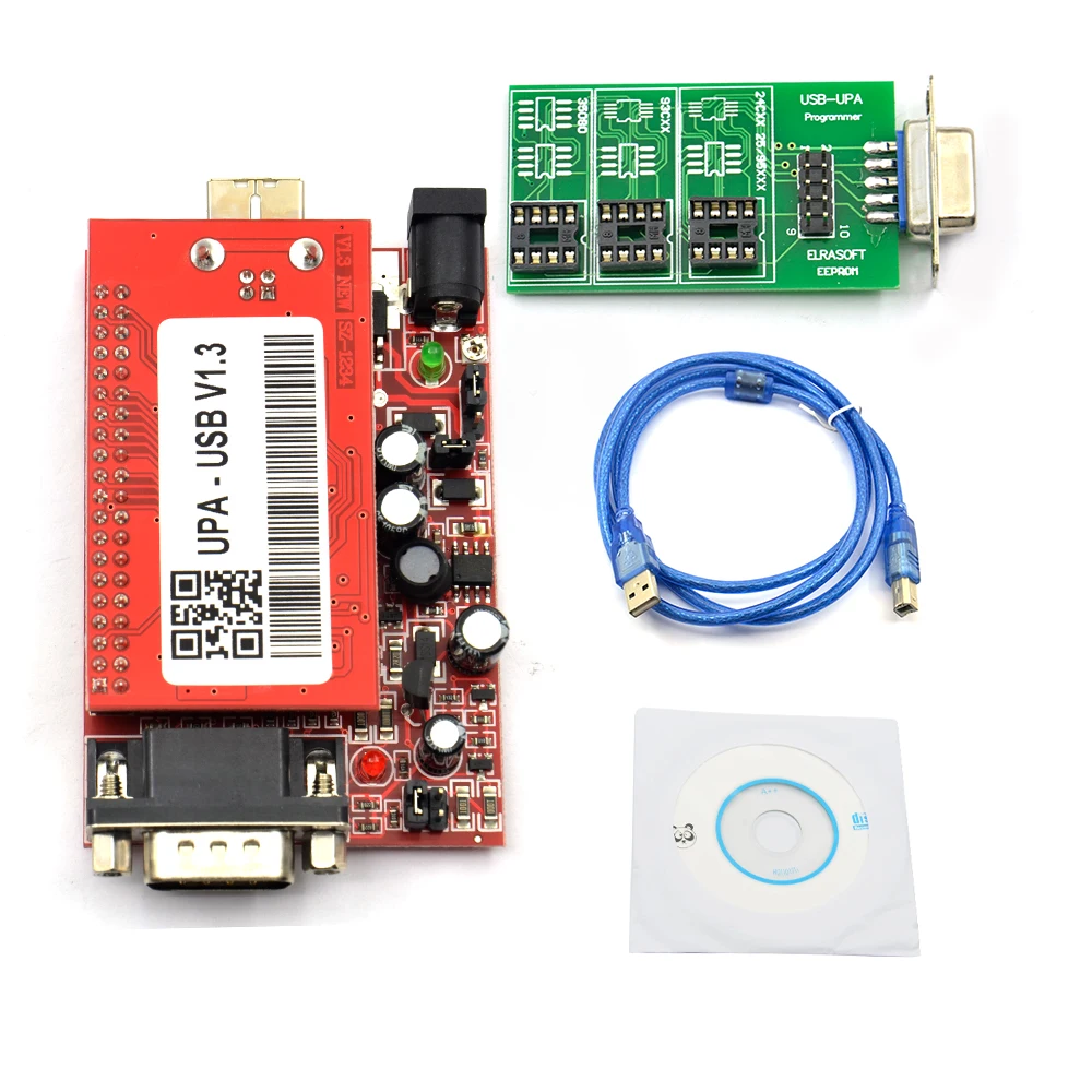 

UPA USB Programmer V1.3 UPA USB Full Adapters UPA Chip Tuning Tools ECU Programmer Serial Programmer UPA USB Programmer