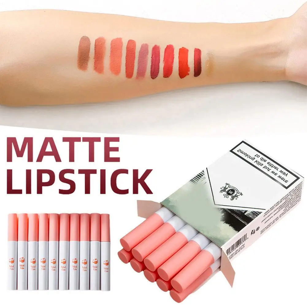 10 Colors Women Lana Del Rey Matte Lipstick Kits Lipstick Glossy Tint Lasting Stain Hour Lipsticks 24 Make Up Waterproof Li V9P7
10 Colors Women Lana Del Rey Matte Lipstick Kits Lipstick Glossy Tint Lasting Stain Hour Lipsticks 24 Make Up Waterproof Li V9P7