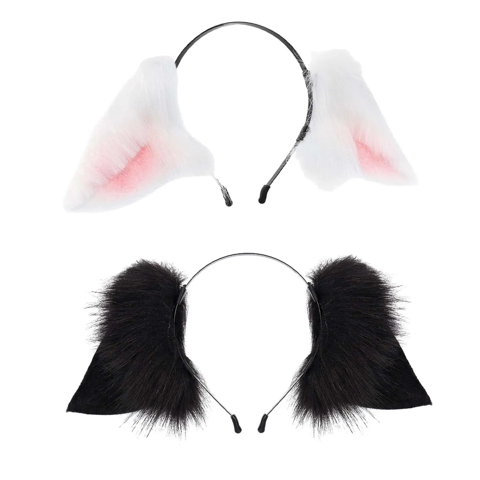 

Animal Ears Headband Cosplay Fancy Dress Decor Ears Hair Hoop for Masquerade Halloween Stage Performances Role Play Performance