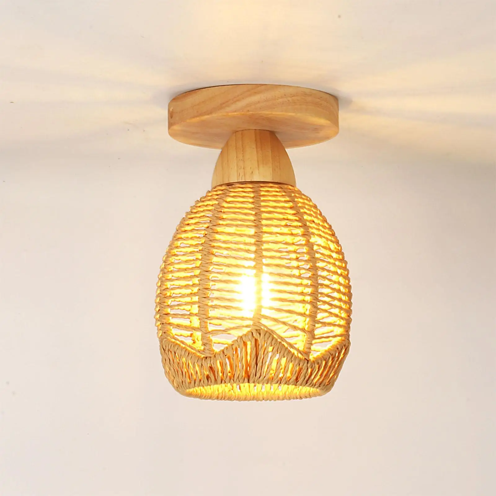 Rattan Ceiling Light Shade E26 Flush Mount Ceiling Light Cover Rustic Light Fixture for Chandelier Kitchen Bedroom Hallway Cafe
Rattan Ceiling Light Shade E26 Flush Mount Ceiling Light Cover Rustic Light Fixture for Chandelier Kitchen Bedroom Hallway Cafe