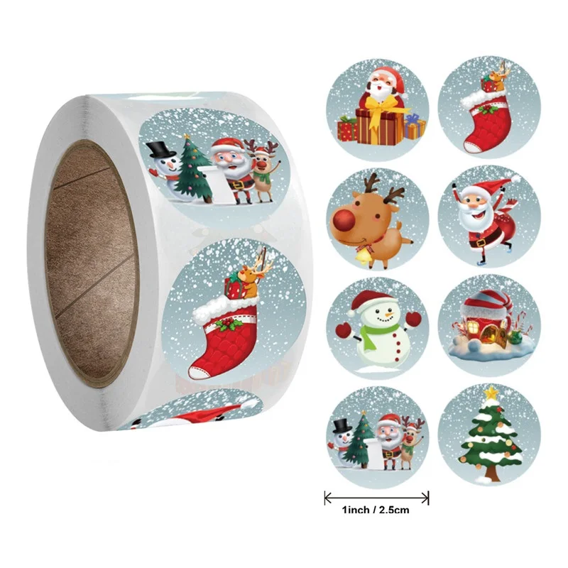 500pcs Christmas Stickers Scrapbook 1inch Sealing Label Stickers For Party DIY Packaging Stationery Stickers
500pcs Christmas Stickers Scrapbook 1inch Sealing Label Stickers For Party DIY Packaging Stationery Stickers